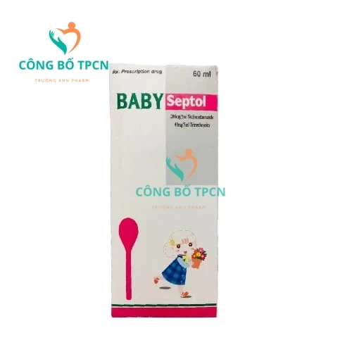 Baby septol - Thuốc điều trị nhiễm khuẩn đường hô hấp trên của Indonesia